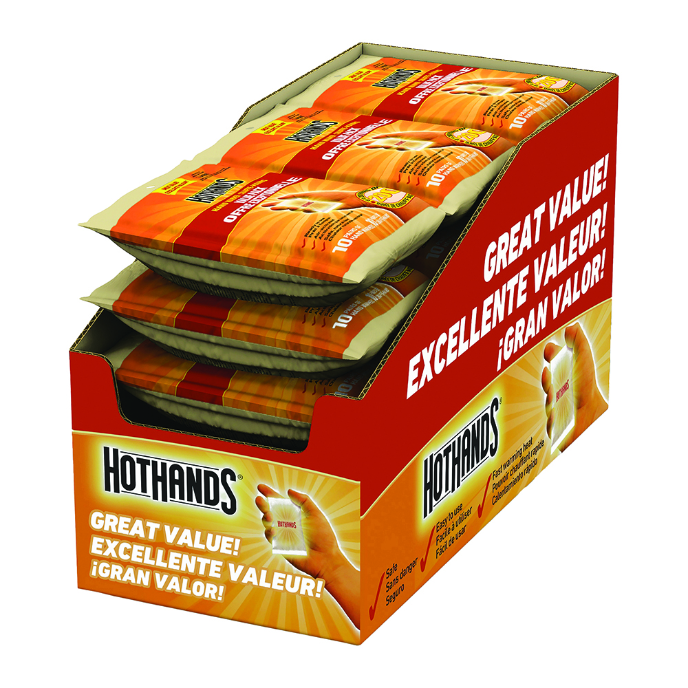 Image HotHands value pack 10 units Hand Warmers/ 8 pack Counter Display