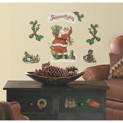 Image Seasonal Wall Decals - Santa