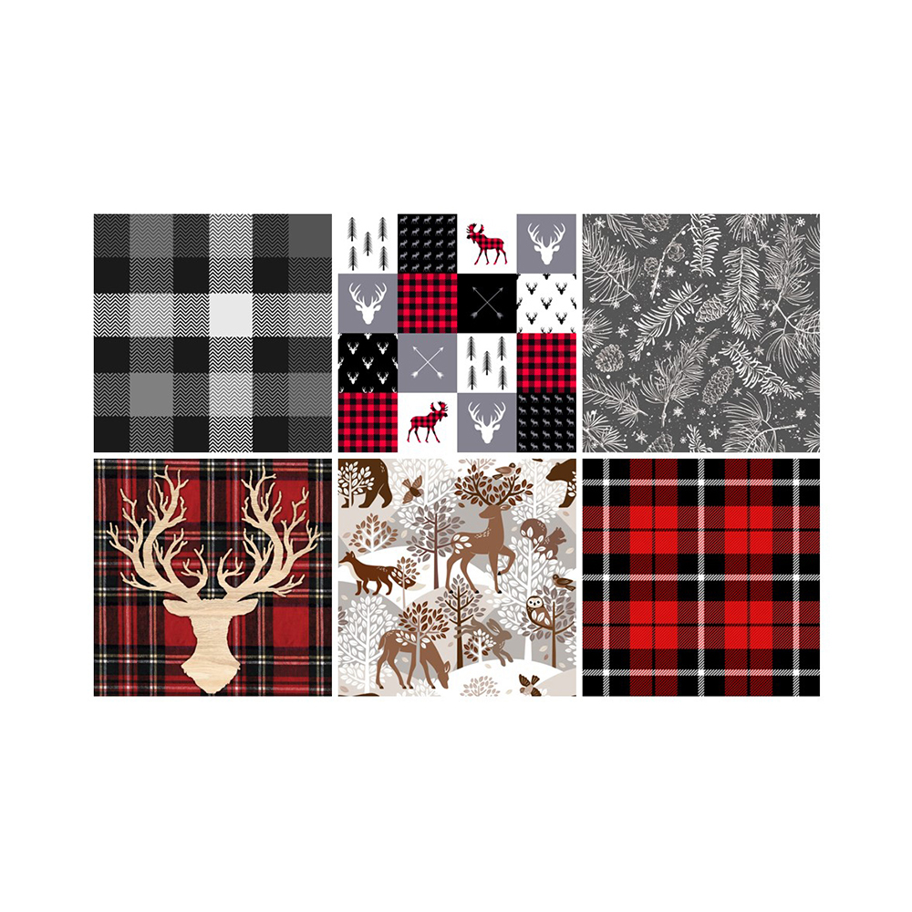 Image Assortment of 12 ''Fall'' napkins, 6 designs, 20 units per pack