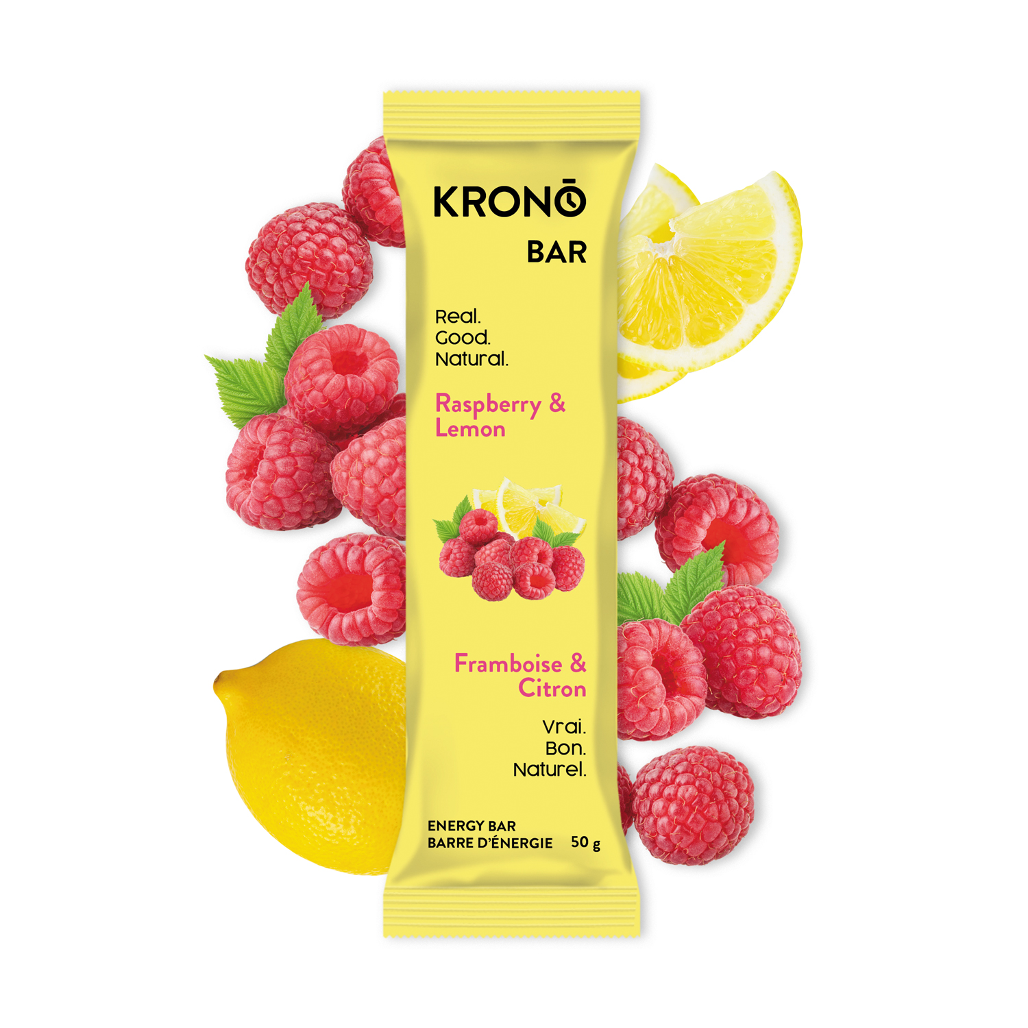 Image KRONO Energy Bar Raspberry Lemon