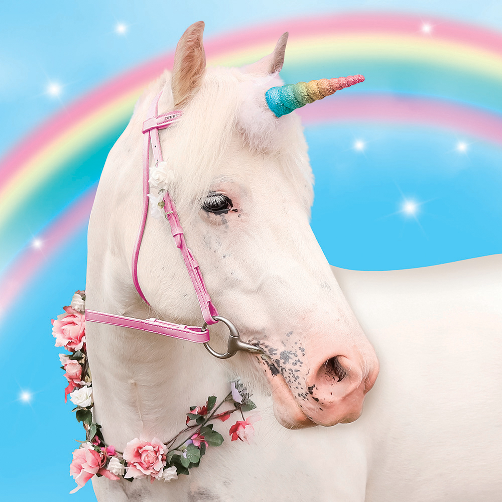 Image 3D Greeting Card - Rainbow Unicorn