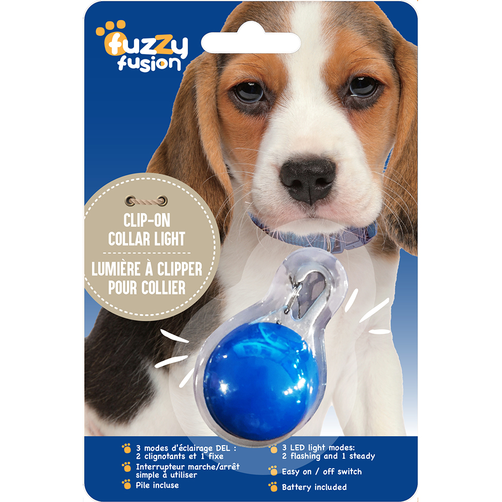 Image Clip-on Collar LED Light for Pets