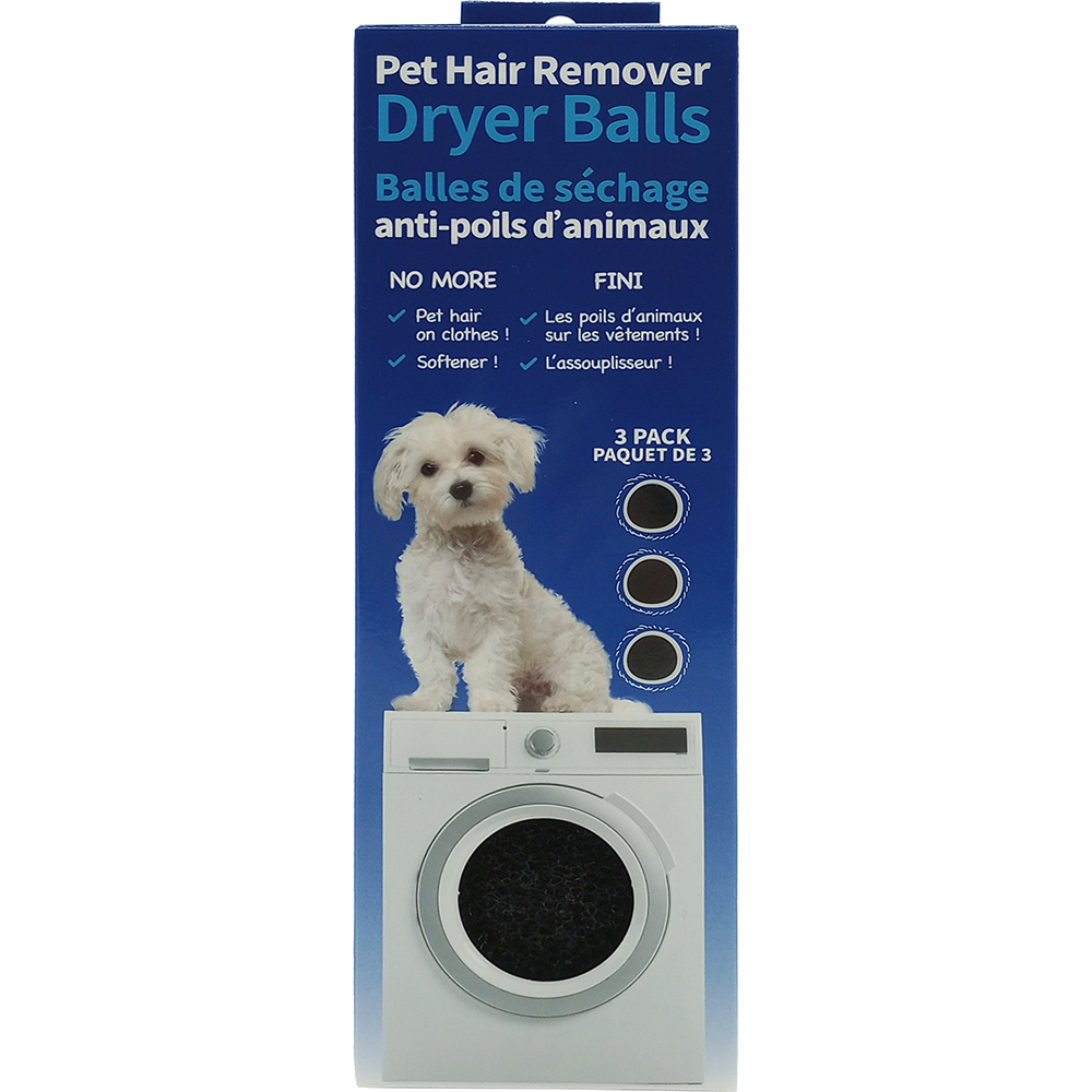 Image Pet Hair Remover Dryer Balls - Pack of 3 units