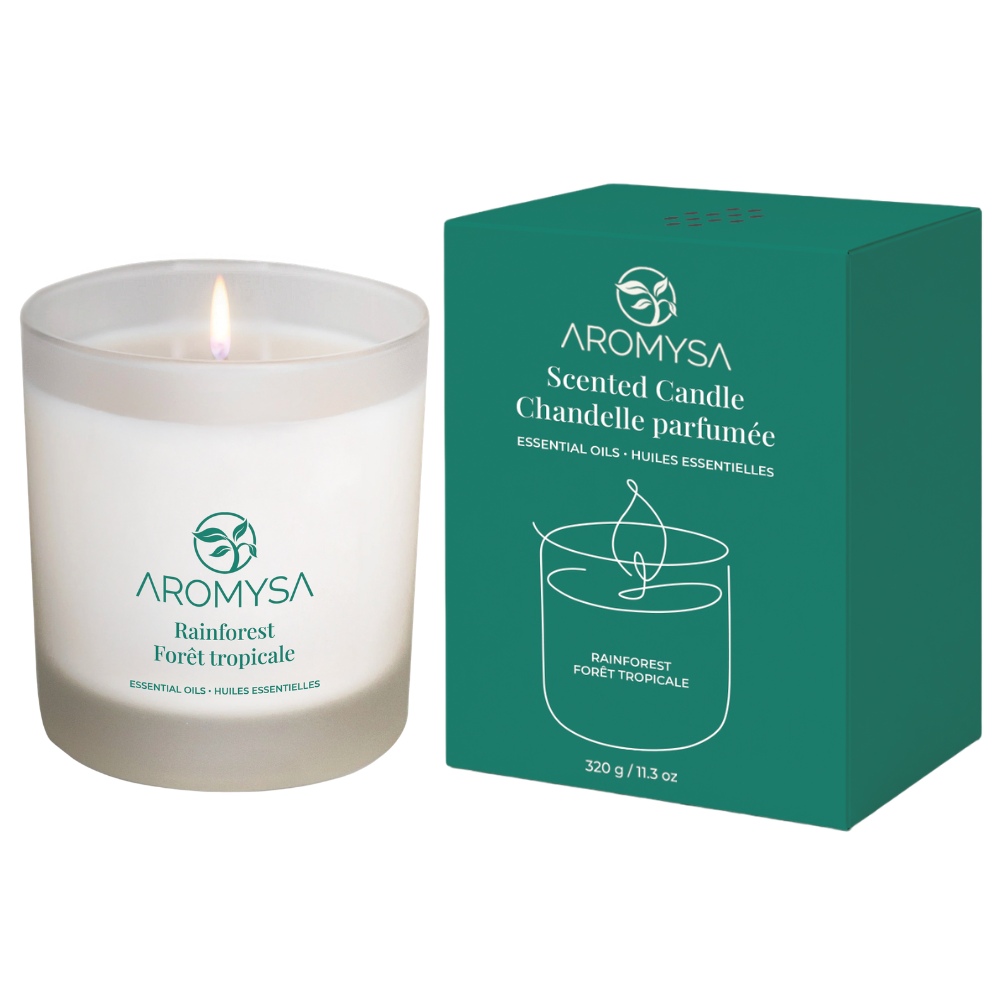 Image Aromysa - Scented Candle - Rainforest (320 g / 11,3 oz)