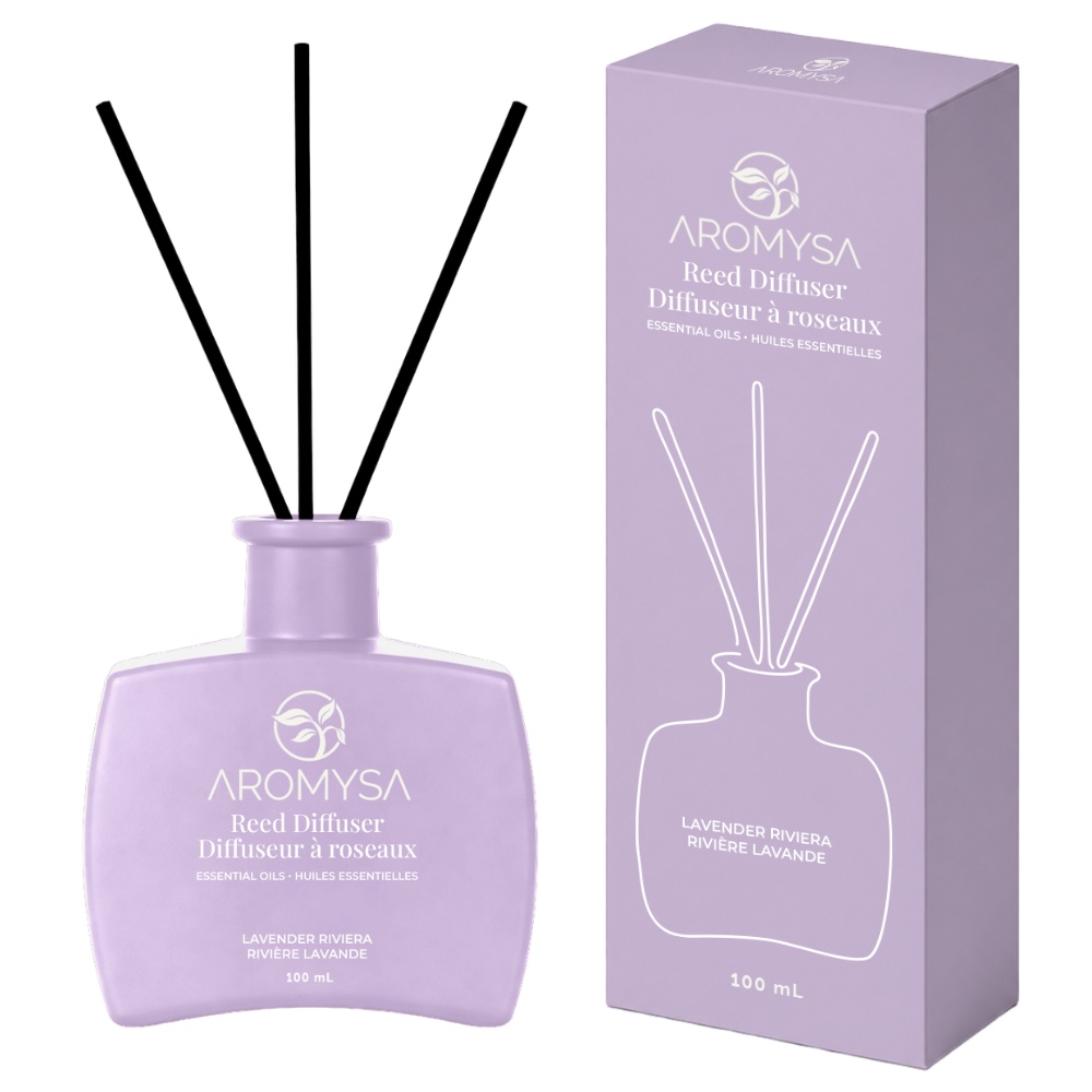 Image Aromysa - Reed Diffuser (100ml) - Lavender Riviera