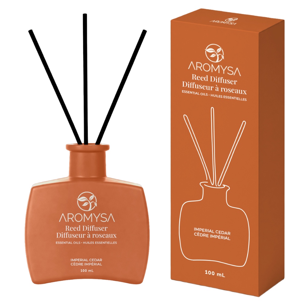 Image Aromysa - Reed Diffuser (100ml) - Imperial Cedar
