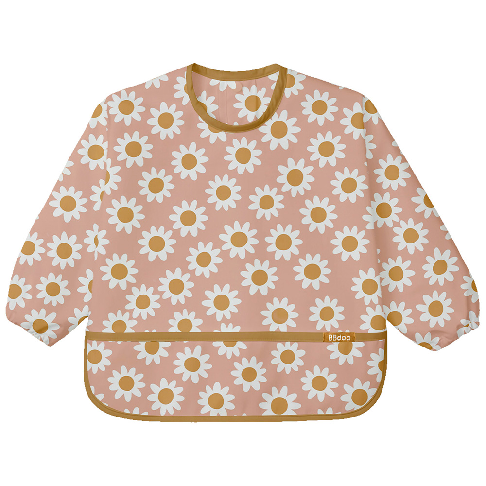 Image Bavette à manches longues - Marguerites