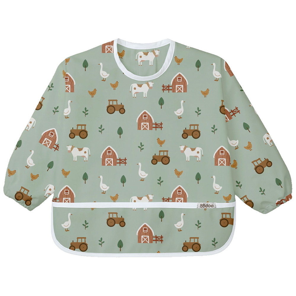 Image Bavette à manches longues - Animaux de la ferme