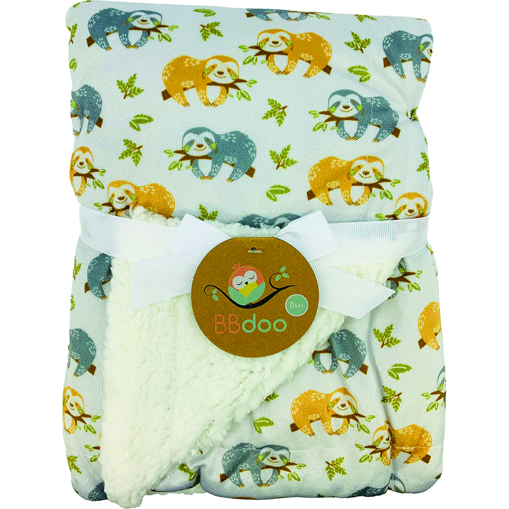 Image Baby Blanket - Sloth Designs