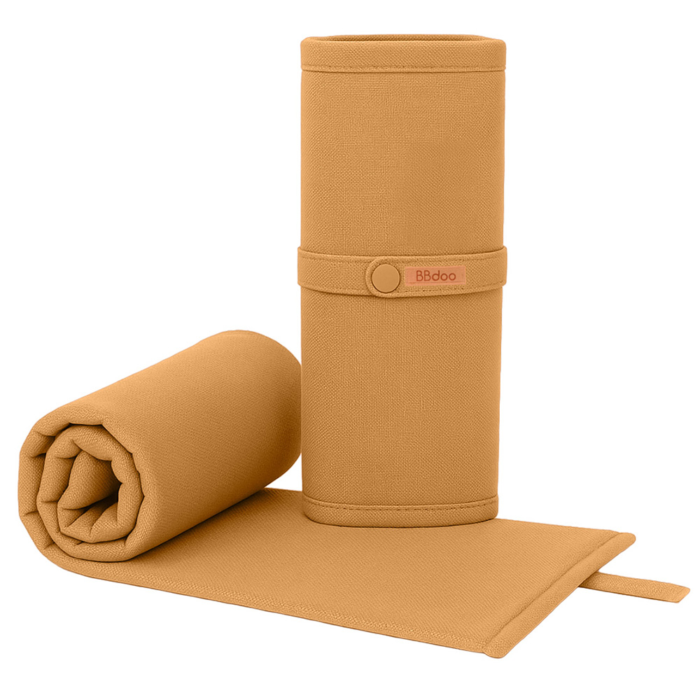 Image Tapis à langer portatif, ocre doré