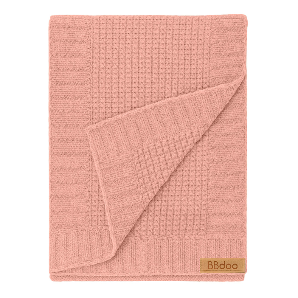 Image Baby Knitted Blanket - Pink - 75 x 90 cm