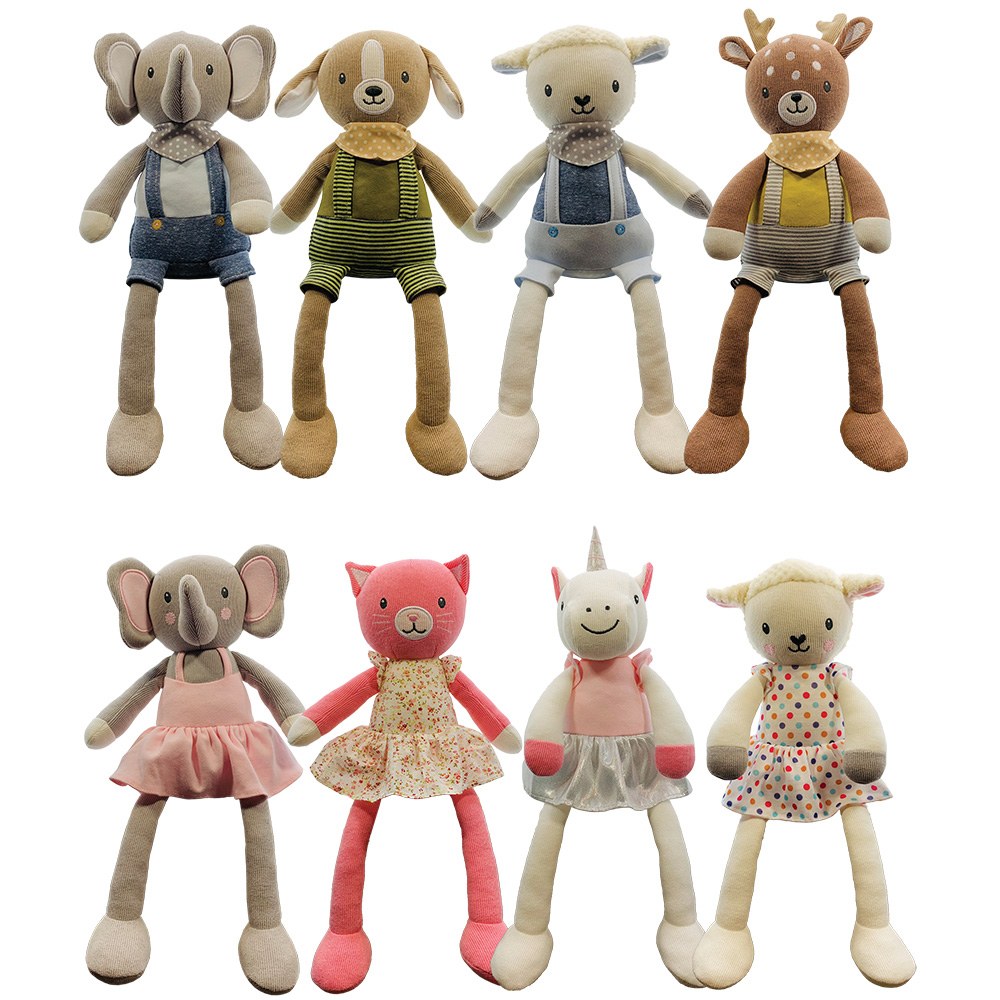 Image Assortiment de 8 peluches décoratives La Famille DooDoo sur chaîne