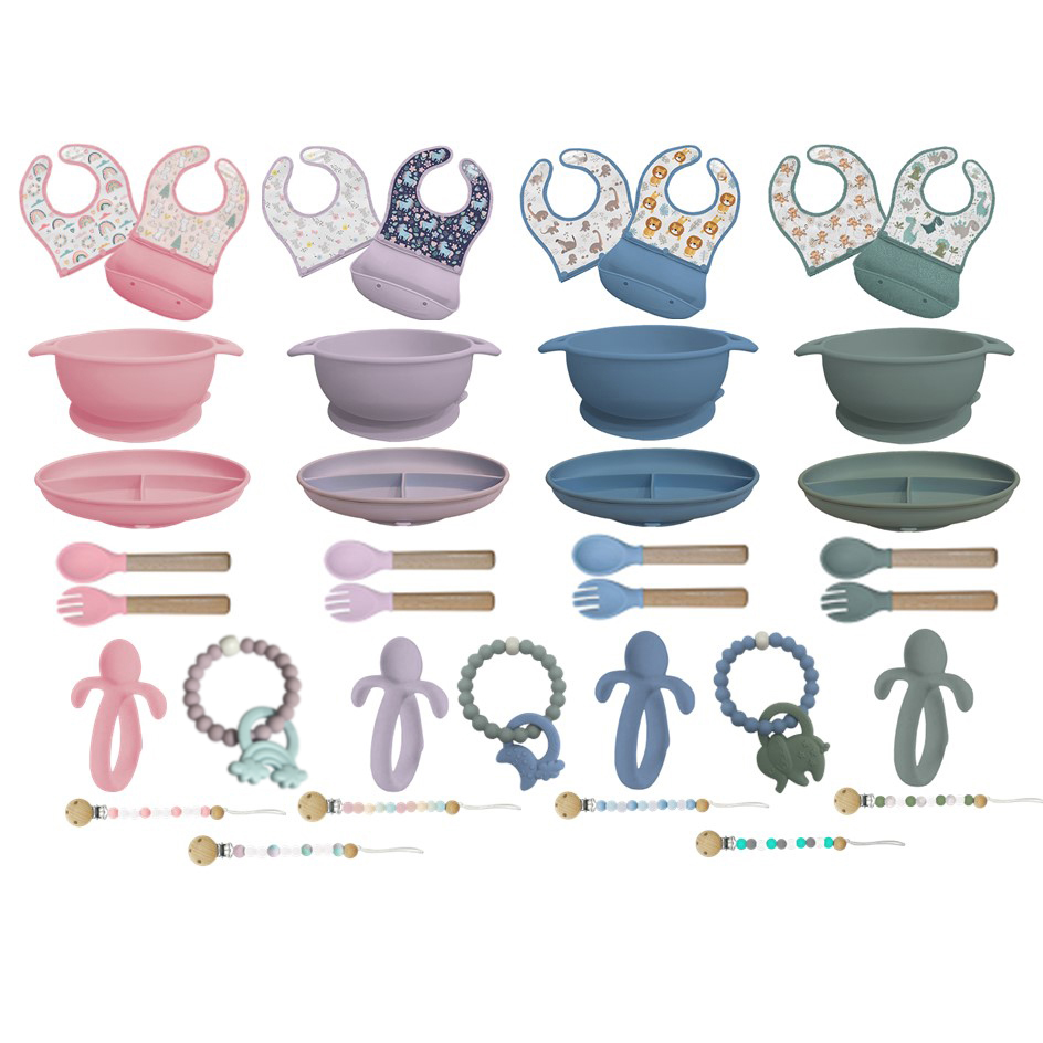 Image Assortment of 98 silicone baby accessories