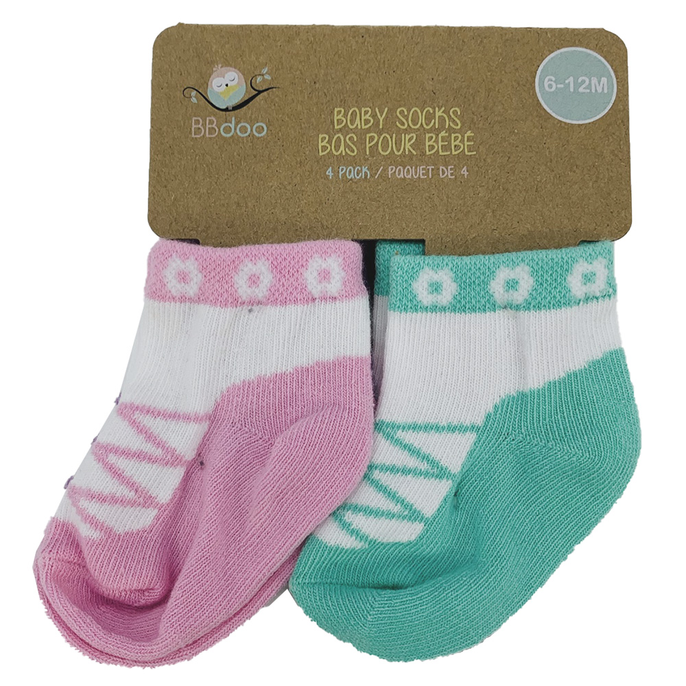 Image Socks for Baby Girl - Ballerina Design