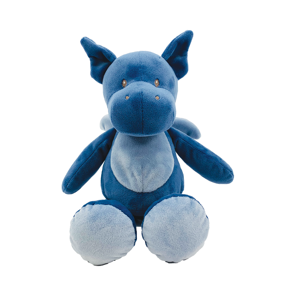 Image Dinosaure Peluche Softy - Bleu