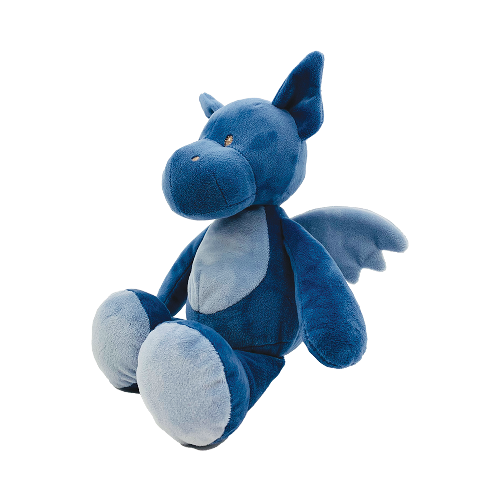 Softy Plush Dinosaur - Blue