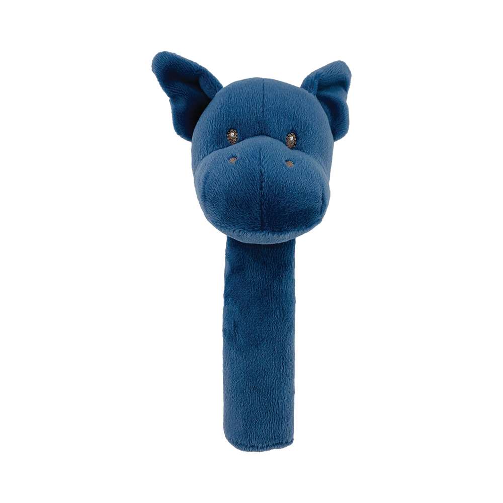 Image Softy Stick Rattle Dinosaur - Blue