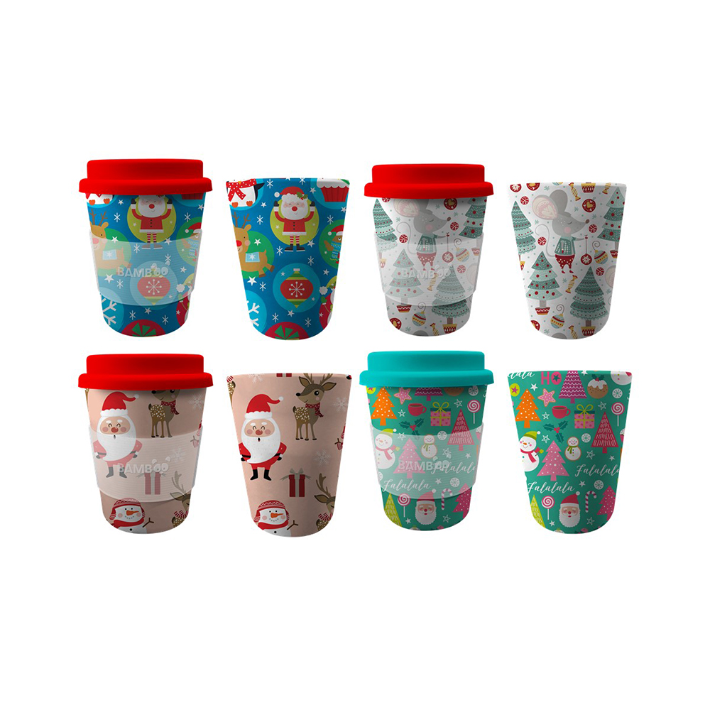 Image Christmas Children Bamboo Mugs (9.5 oz) - 4 asst.