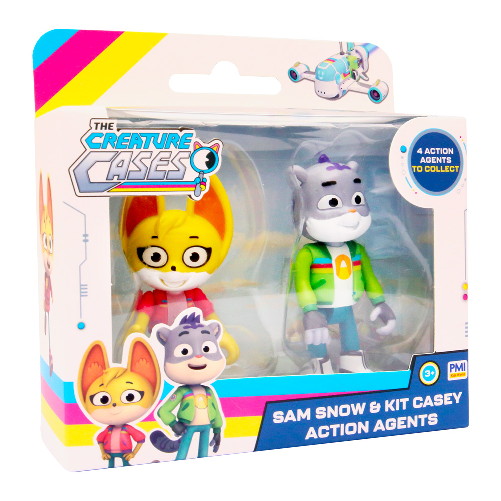 Image Creature Cases - Action Agents Dynamic Duo / 2 Pack Window Box Figures (7.5 cm)