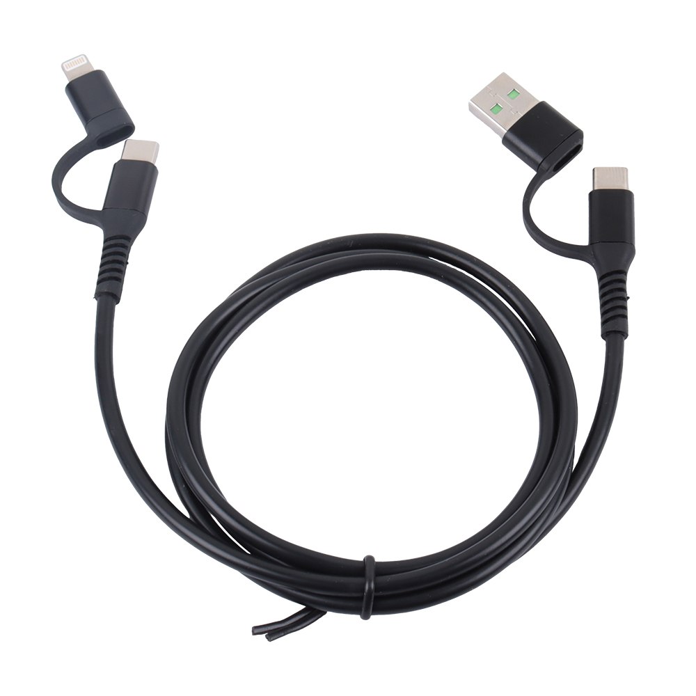 Image Universal 4-IN-1 CABLE / USB-A - Lightning - TYPE-C (2A/3A), 1M