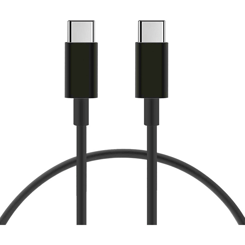 Image Type C to Type C Cable, 3M, 3 Assorted Colors: Black, White and Gun Metal