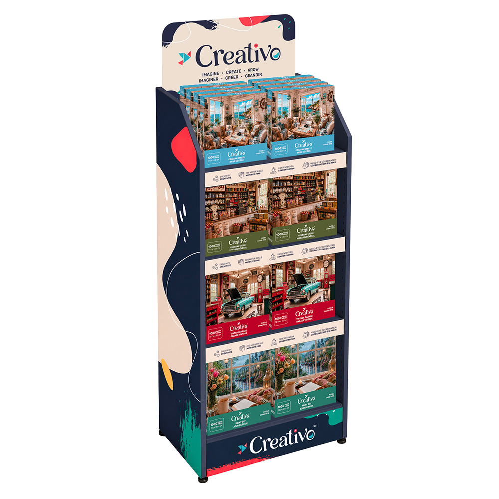 Image Creativo - Présentoir plancher (vide) pour casse-têtes 1000mcx