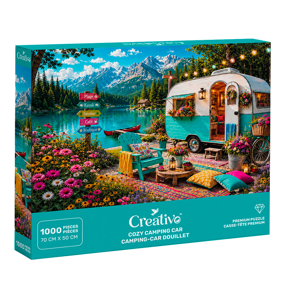 Image Creativo - Casse-tête 1000 mcx - Camping-car douillet