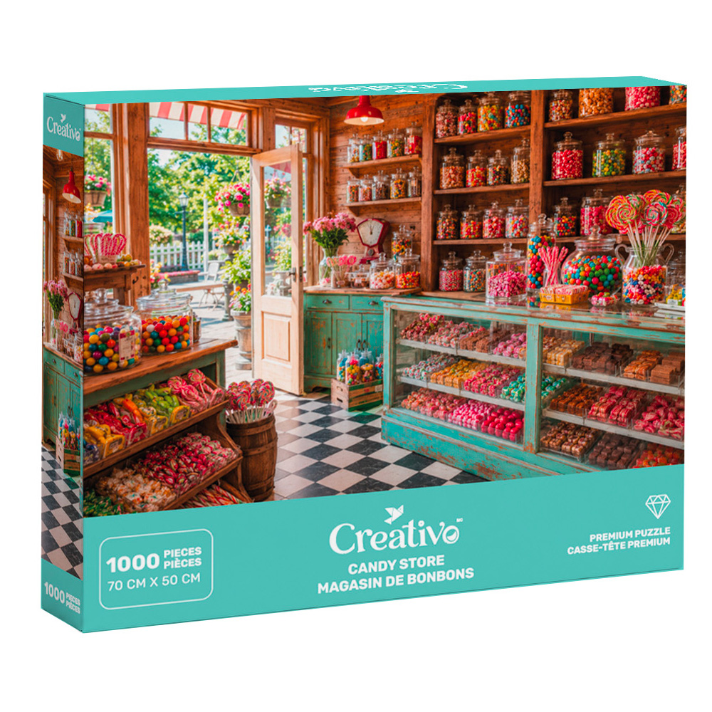 Image Creativo - Casse-tête 1000 mcx - Magasin de bonbons