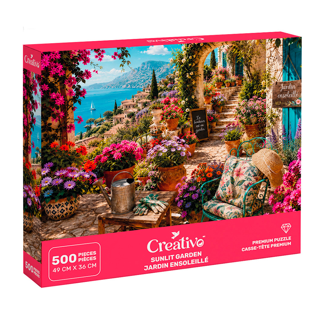 Image Creativo - Casse-tête 500 mcx - Jardin ensoleillé