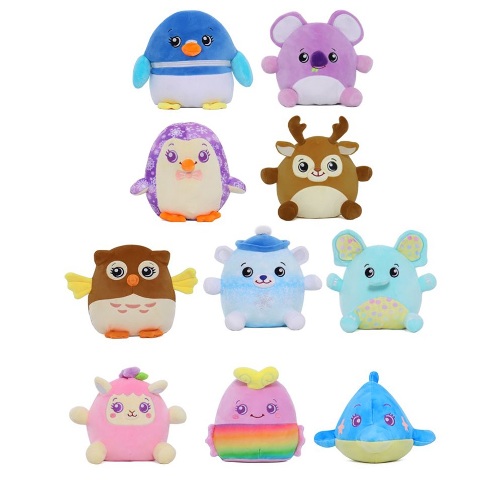 Image 10 PC Assortment of Dream Beams Plush Toys - Glow in the Dark, Wave 4