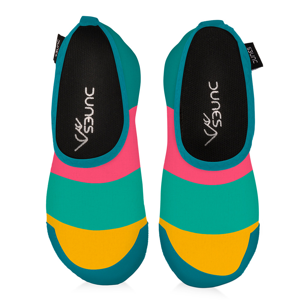 Image Souliers loisir athlétiques - Junior - Rayures multicolores  (5-6)