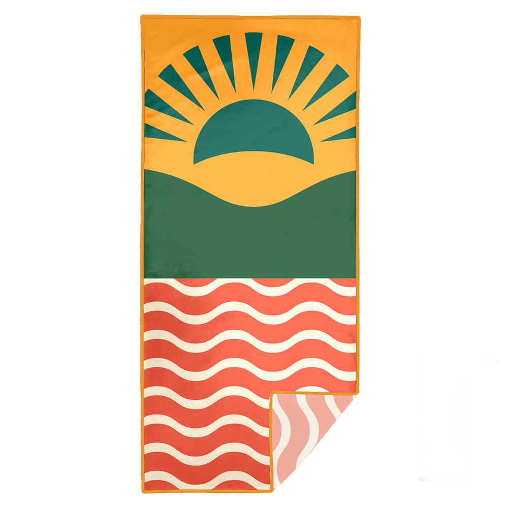 Image DUNES - Quick-Dry Beach Towel with storage bag - Sunrise