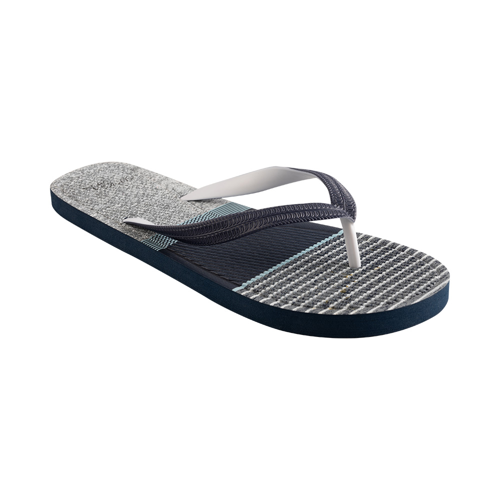 Image Dunes Beach flip flop - Men heathered stripes NAVY