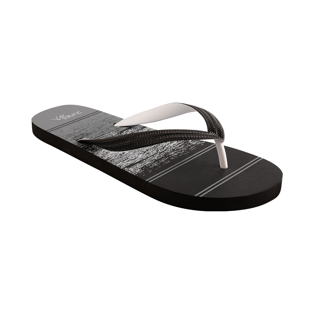 Image Dunes Beach flip flop Men stripes BLACK