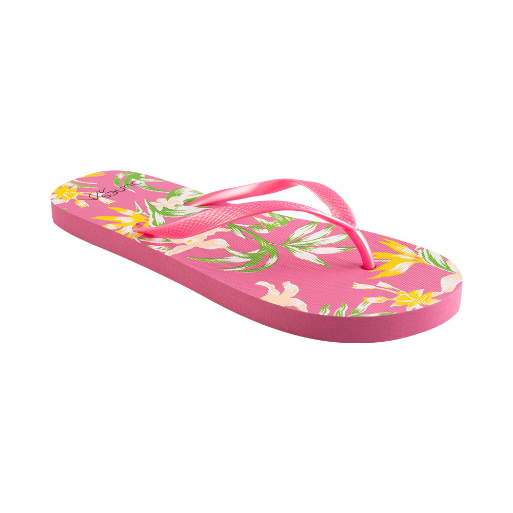 Image Dunes Beach flip flops Women flowers PINK