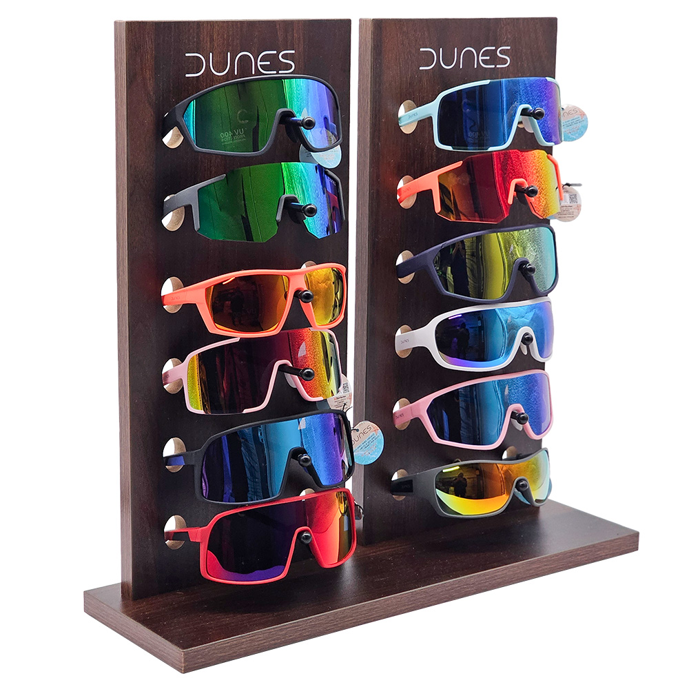 Image Présentoir de comptoir pour lunettes de soleil Dunes – Capacité de 12 pièces