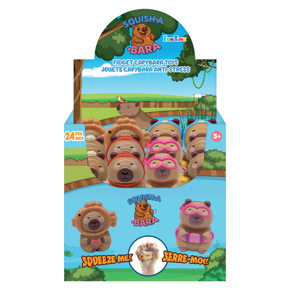 Image SQUISH-A-BARA. Fidget Capybara Toys