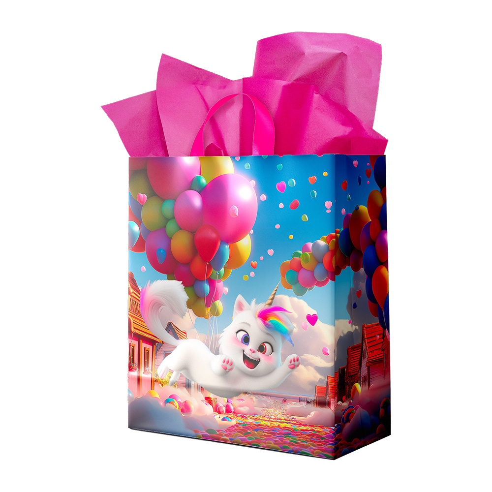 Image Gift Bag for Kids - Large - Unicat