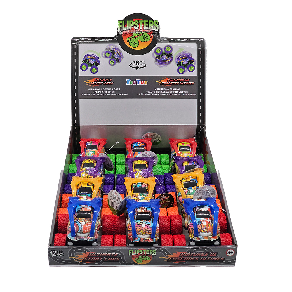 Image FLIPSTERS - Ultimate Stunt Cars - 4 different graffiti design models