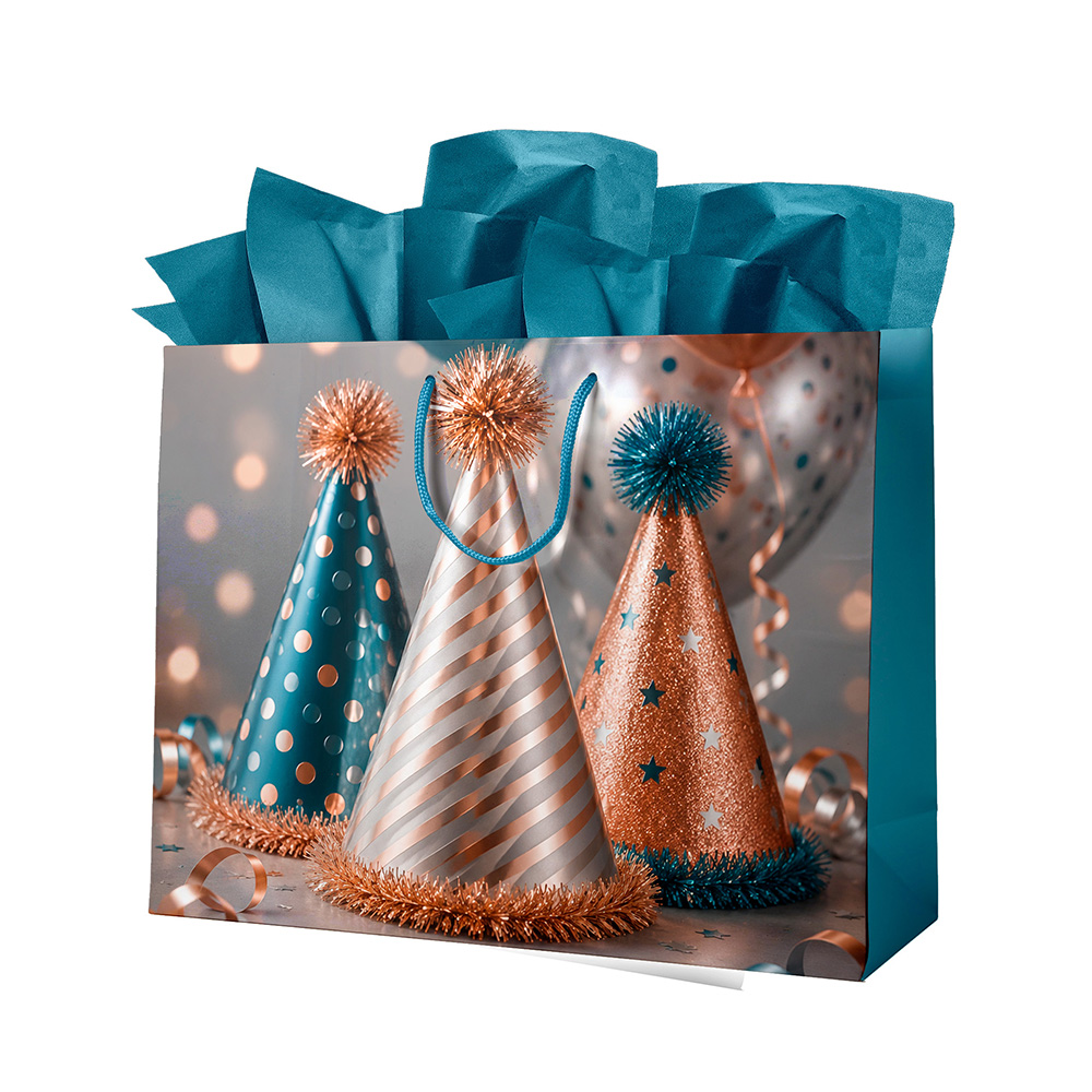 Image Sac cadeau pour adulte – Horizontal - Châpeaux de fête
