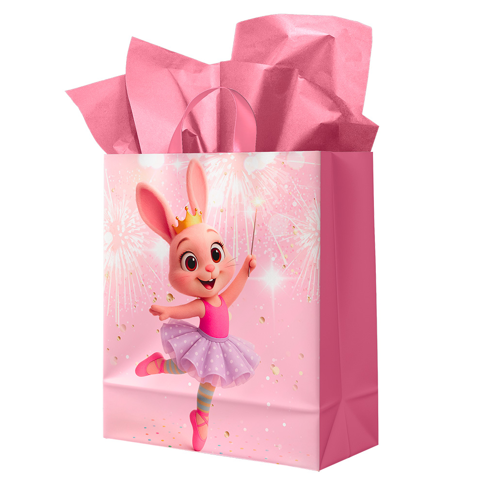 Image Sac cadeau pour enfants – Grand- Lapine ballerine