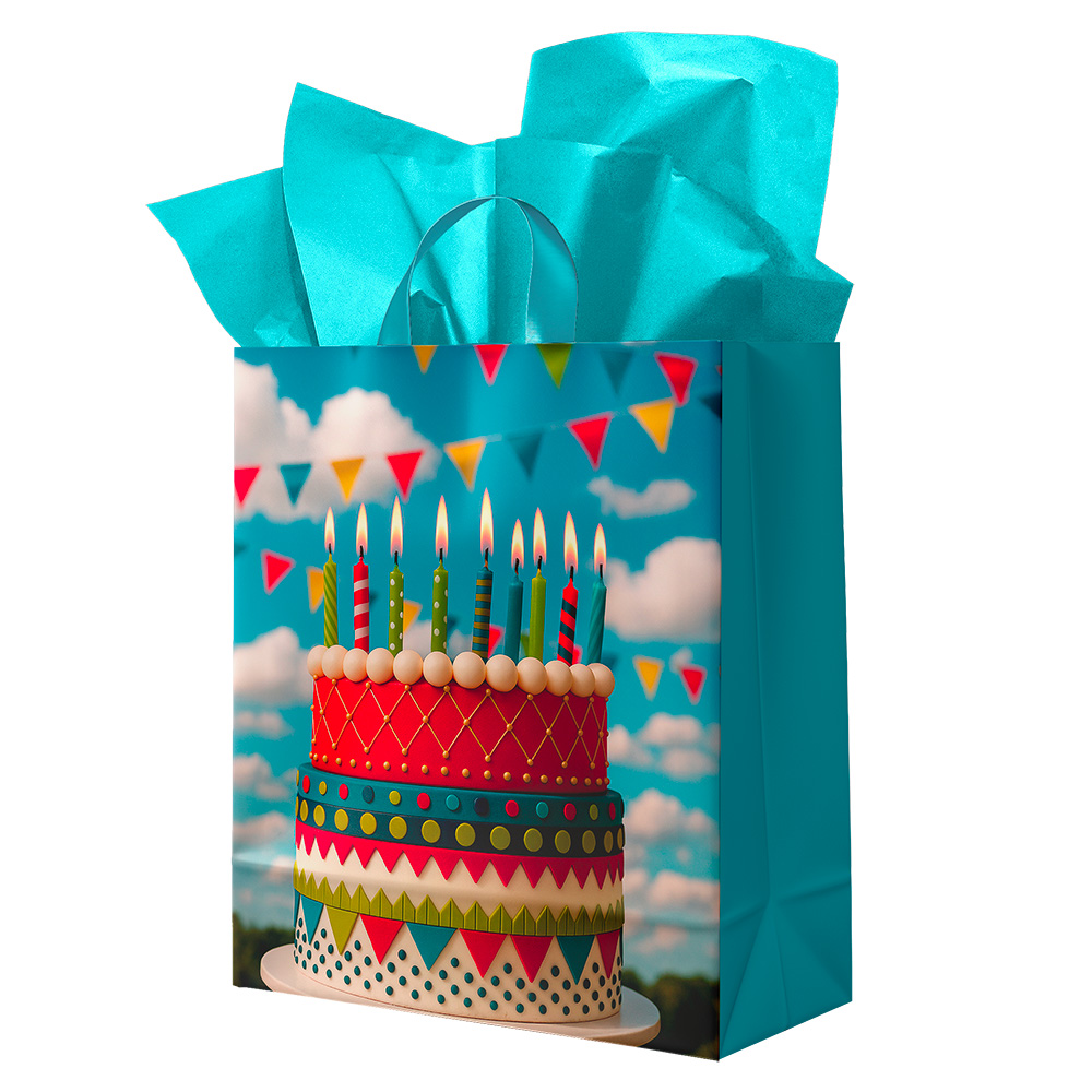 Image Sac cadeau – Grand – Gâteau dans les nuages
