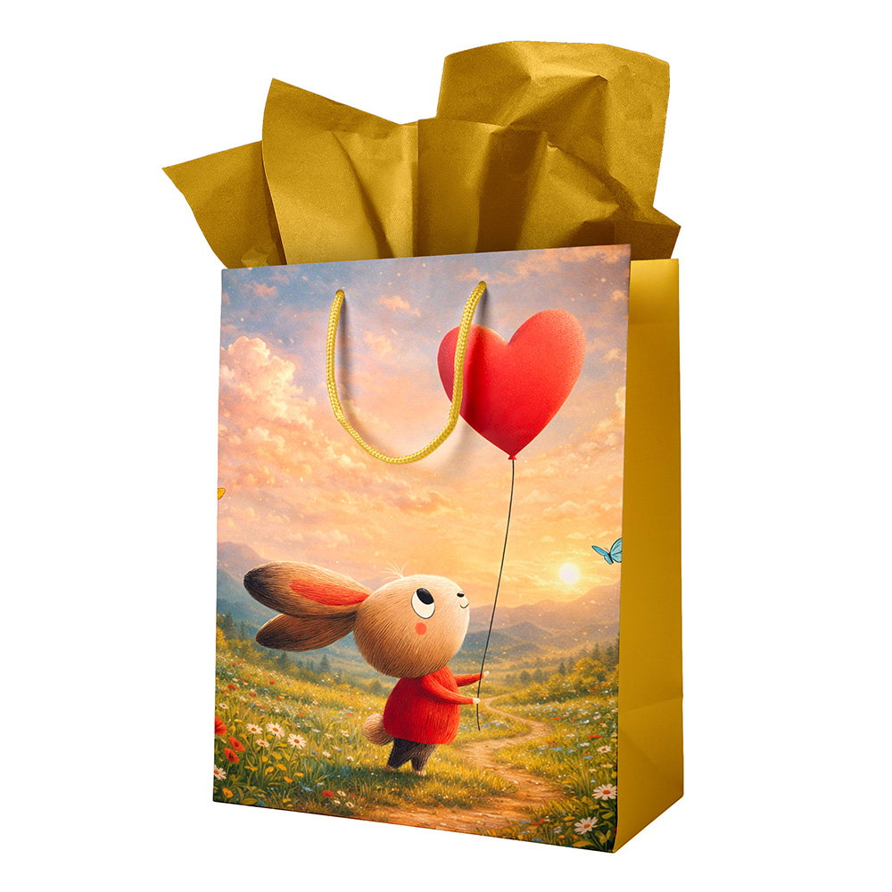 Image Sac cadeau pour enfant - Large - Lapin