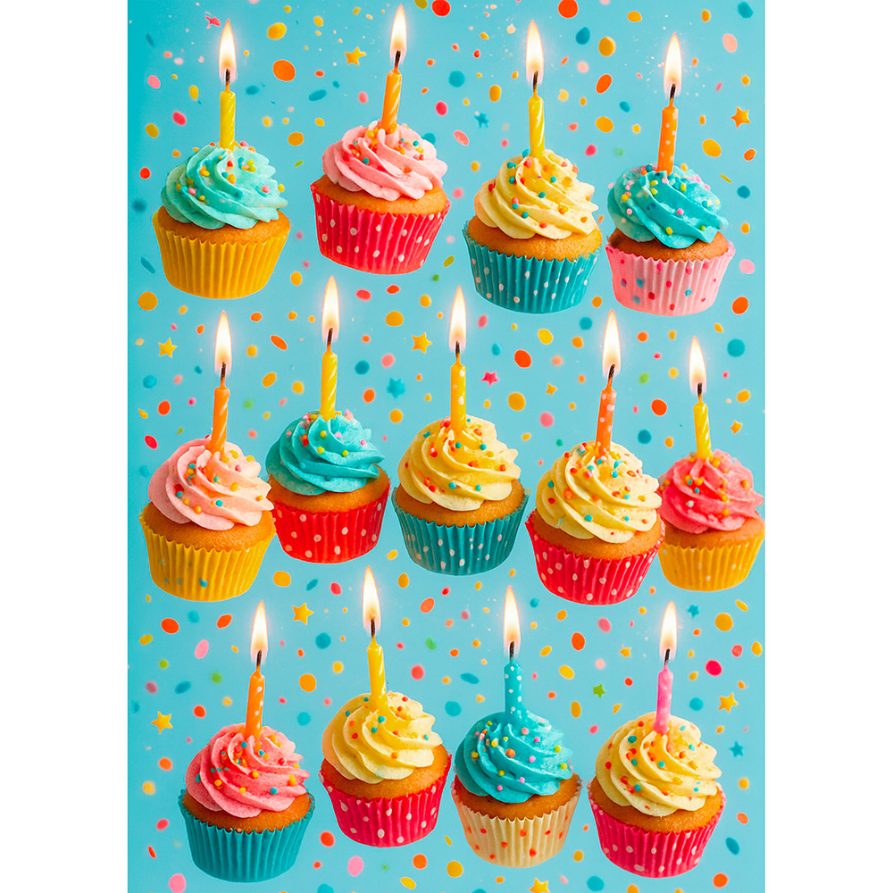 Image Carte de souhaits - Petits gâteaux