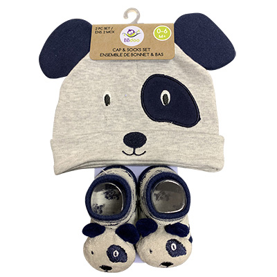 Image Set/2 Hat & Socks set - Boys - Dog