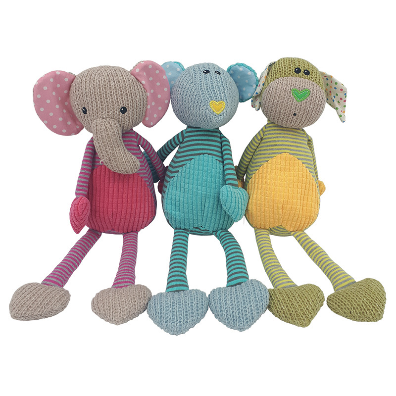 Image The DooDoo Family Deco Plush Assortment:  Elephant, Mouse, Dog