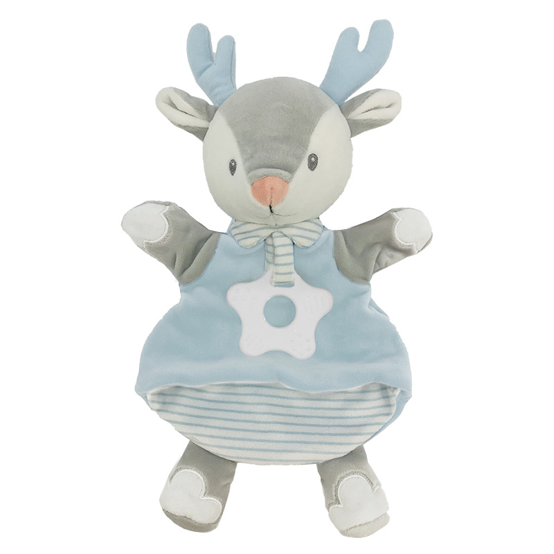 Image Puppet plush toy with teething ring - Deer