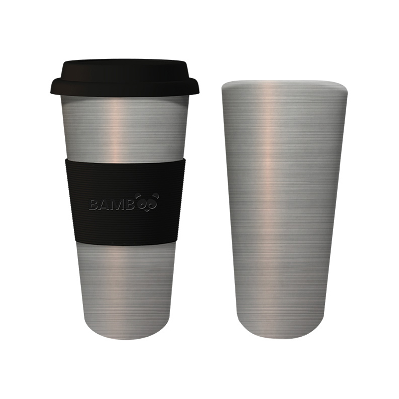 Image Tasse en bambou, Acier Inoxydable