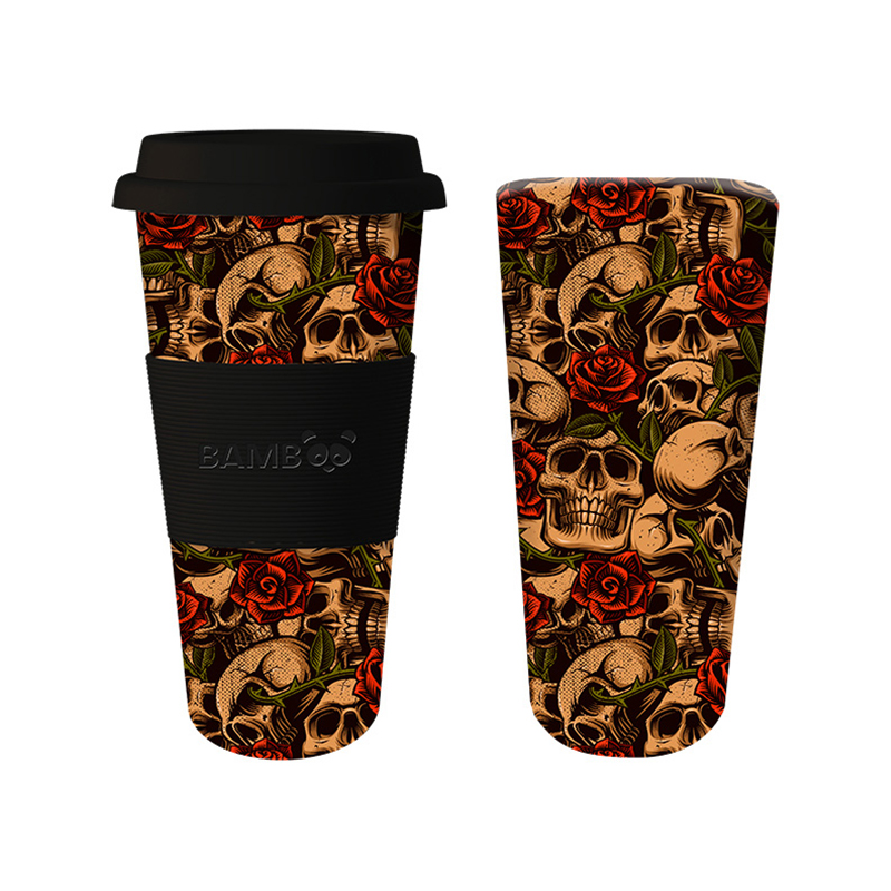 Image Bamboo Mug, Skull