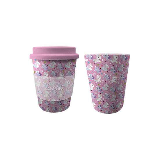 Image Tasse Bambou enfants (9.5 oz) - Licornes